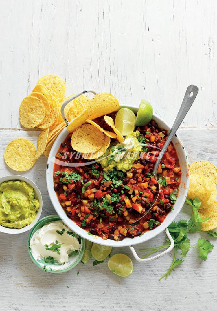 Summer veggie chilli con carne