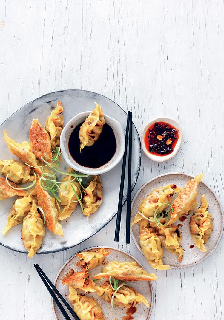 Vegetarian pot stickers