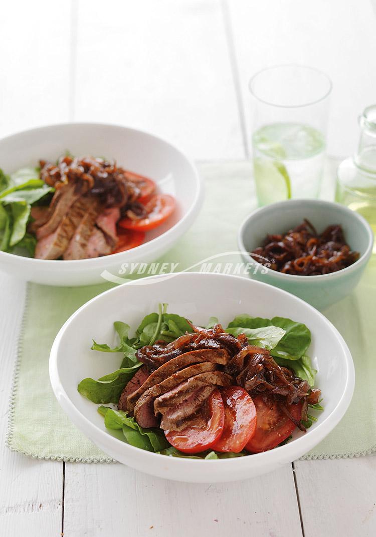 How to Make Balsamic Red Onion & Lamb Salad - Sydney Markets