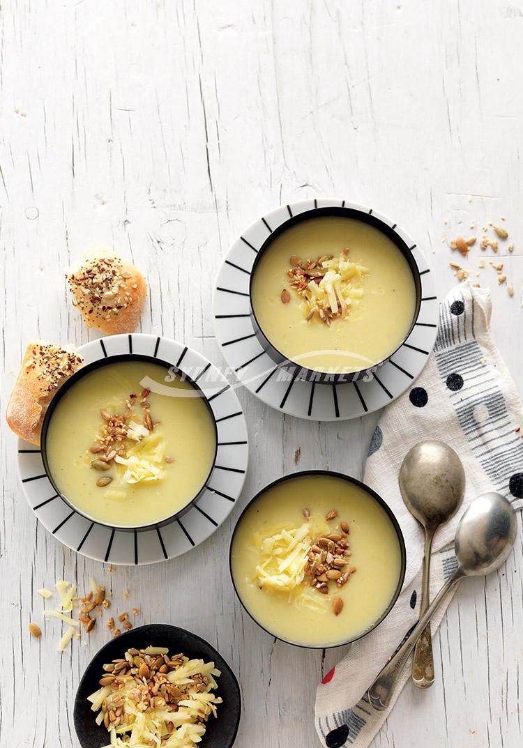 Easy potato & leek soup