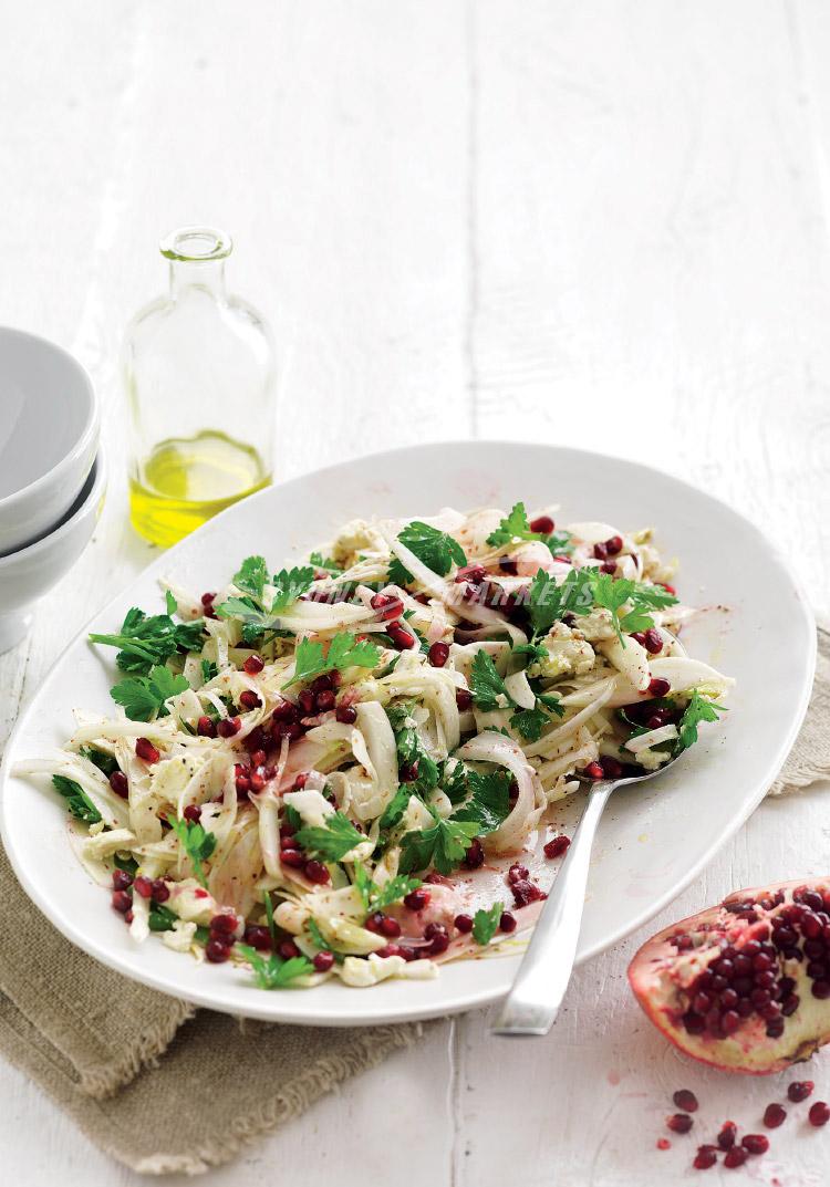 Fennel, Feta & Pomegranate Salad