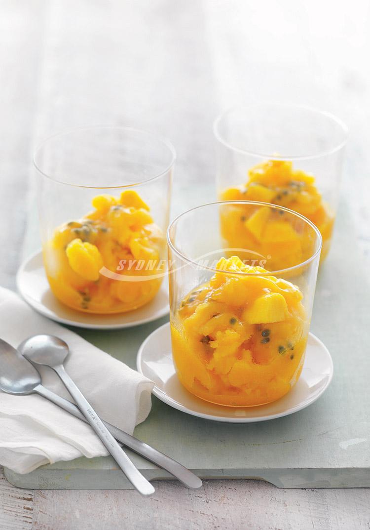 Mango granita