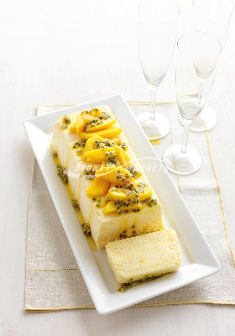 Mango ice-cream loaf