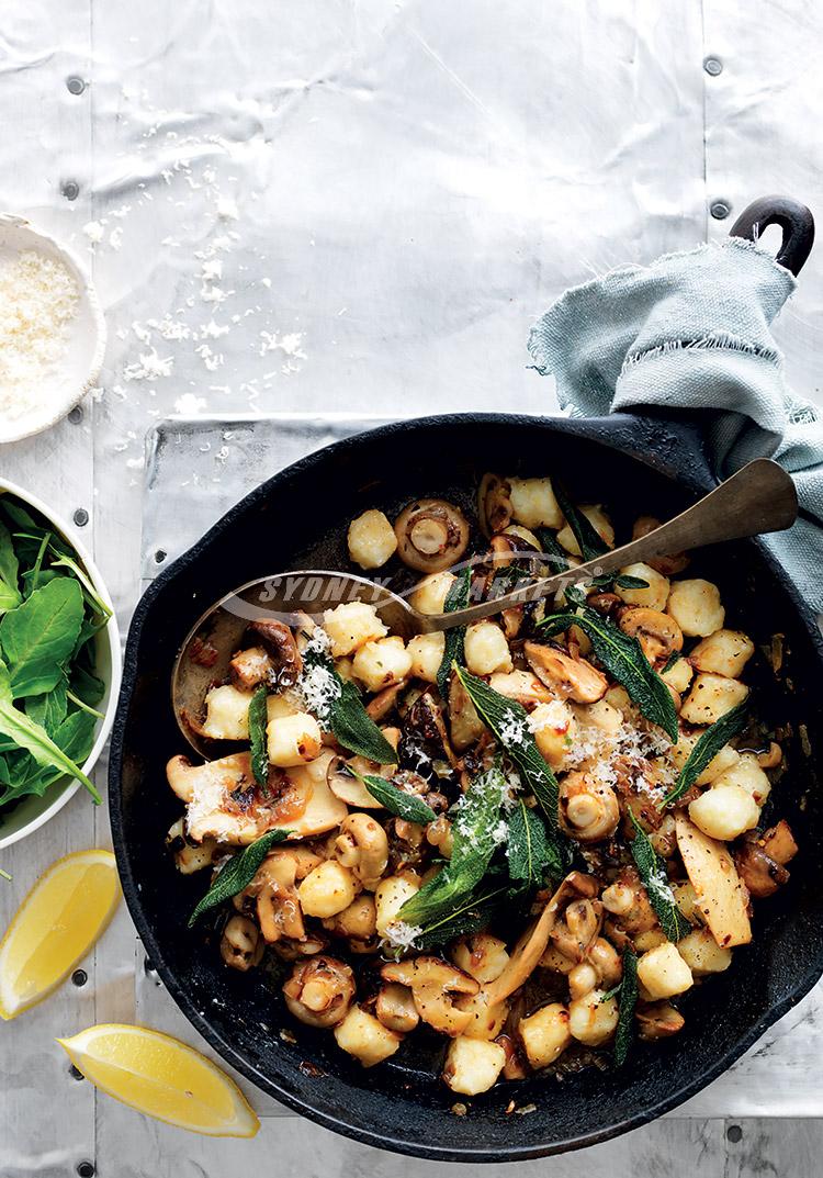 Mixed mushroom & crispy sage gnocchi