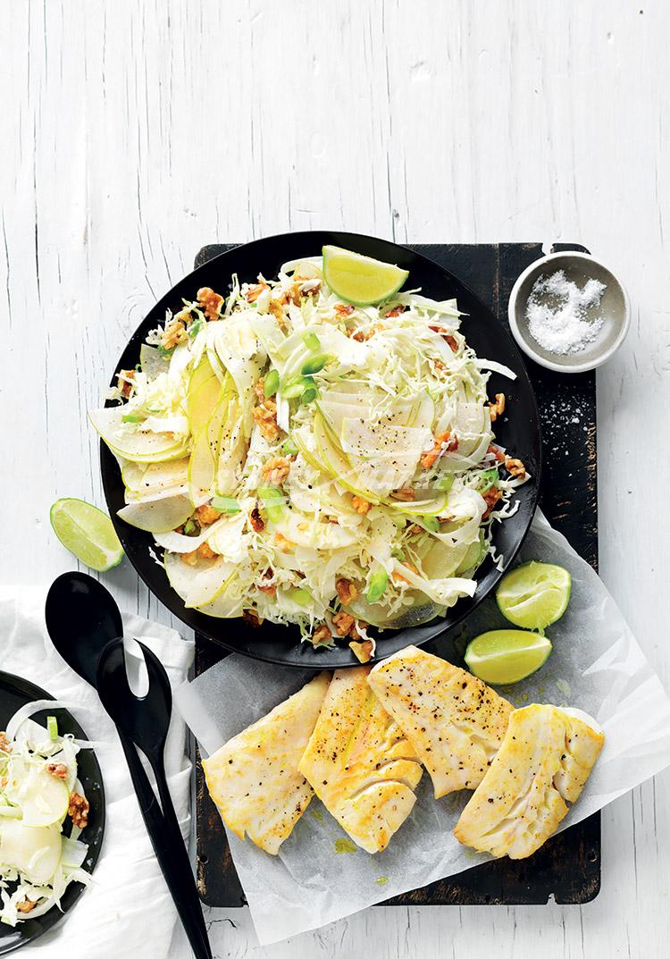 Recipe for Nashi & Fennel Slaw With Fish – Sydney Markets