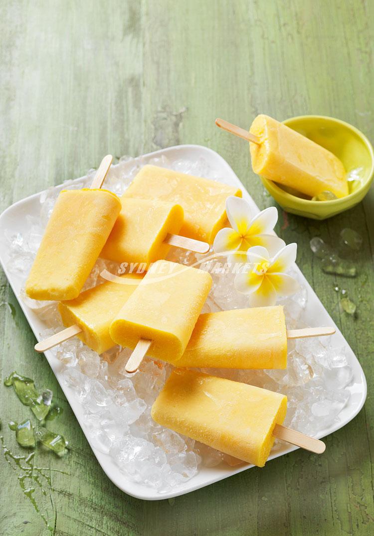 Pineapple & mango pops