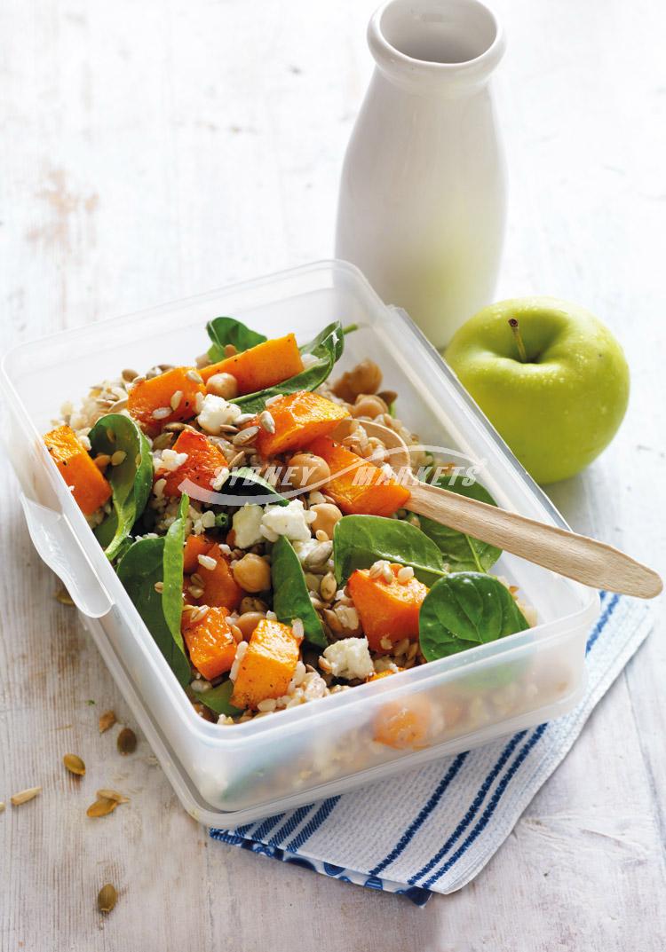 Roast Pumpkin, Chickpea, Rice & Barley Salad – Sydney Markets