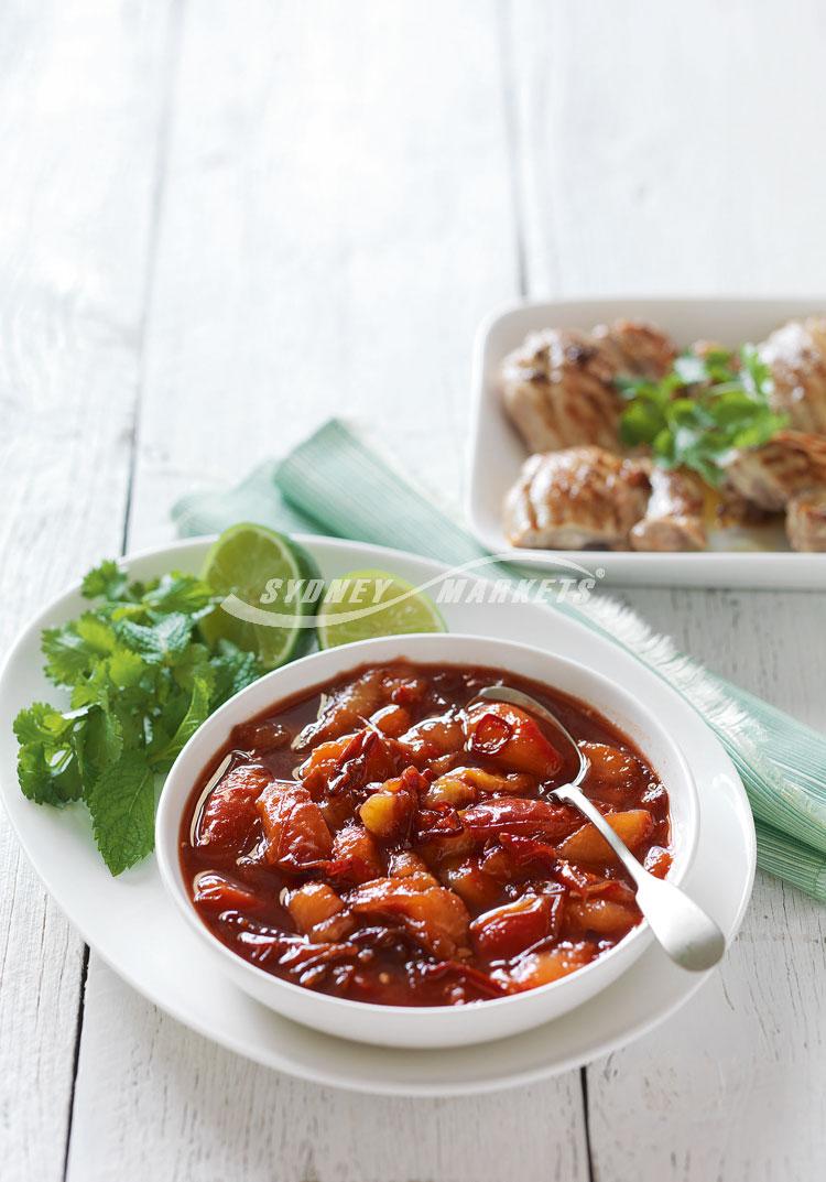 Spicy Asian-style plum sauce