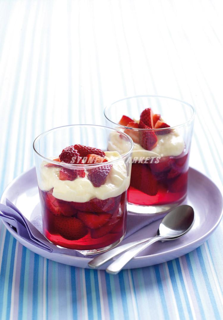 Strawberry jellies