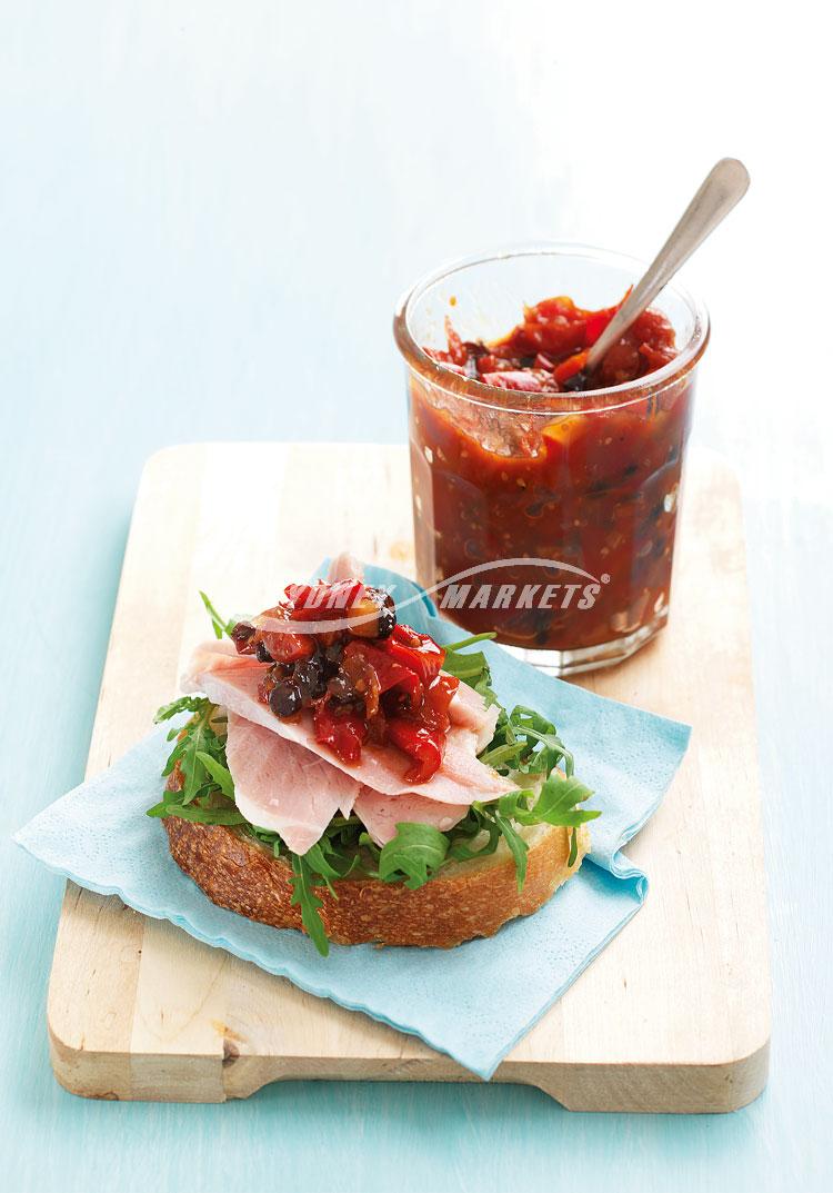 Recipe for Tomato, Capsicum & Chilli Relish – Sydney Markets