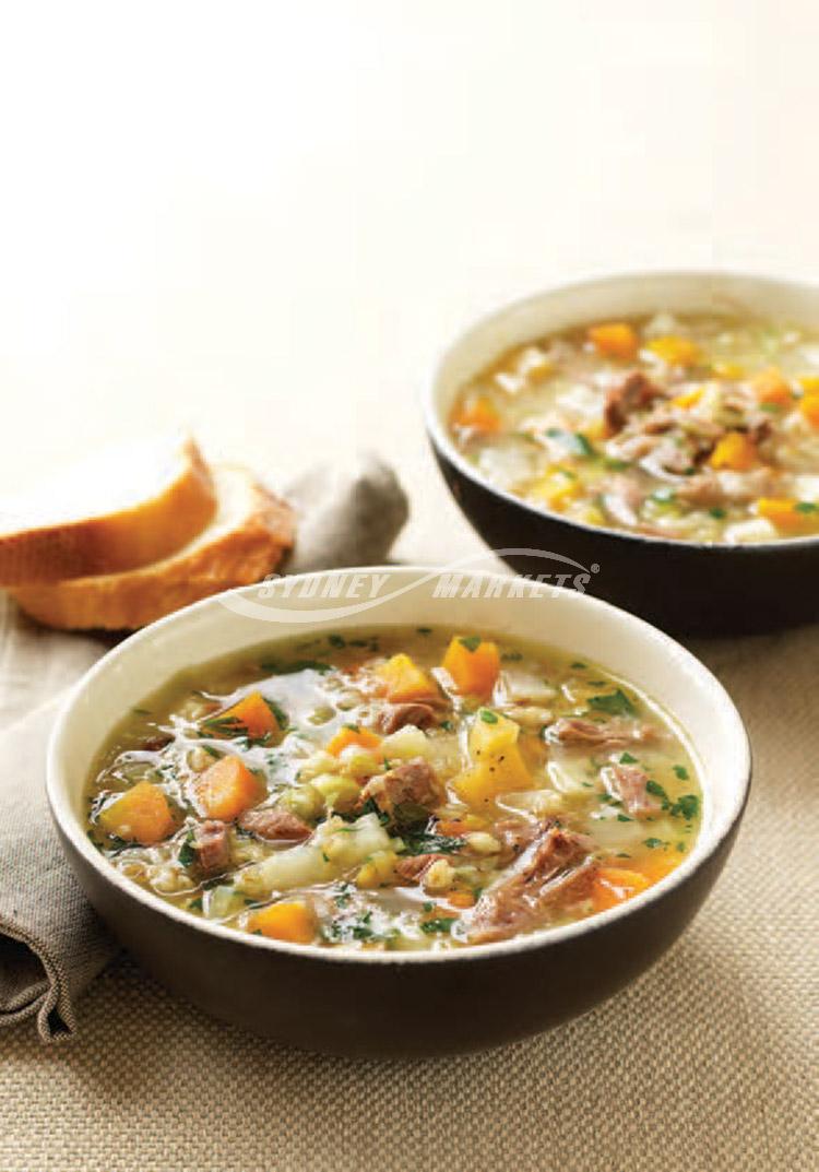 Winter Veggie, Barley & Lamb Shank Soup Recipe – Sydney Markets