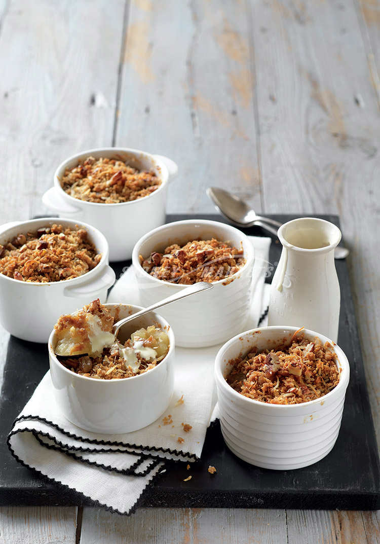 Apple & pecan crumble - Sydney Markets